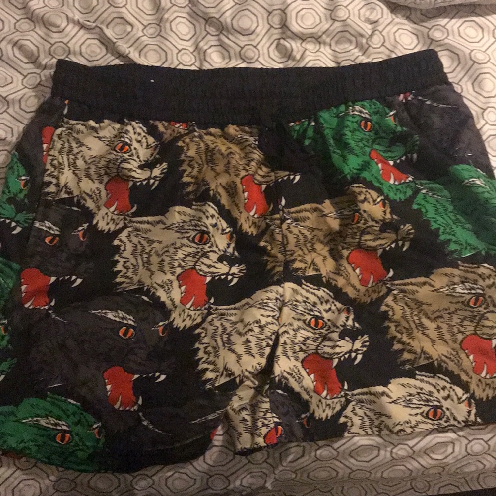 **AUTHENTIC** Angry Tiger Gucci Shorts